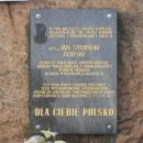 Końskie, Kamień Pamiątkowy kpt. Jana Stoińskiego - fotopolska.eu (21124)